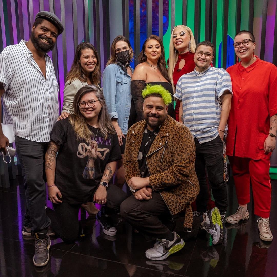 Equipe e talentos nos bastidores do Esquenta